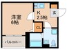 ＣＲＡＳＴＩＮＥ小路東Ａ 1Kの間取り