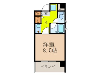 間取図 シャルマン新大阪