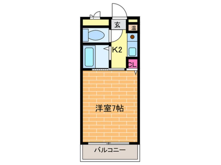 間取図 キンキ加美ハイツ