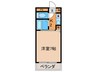 キンキ加美ハイツ 1Kの間取り