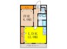新大阪パークハイツ 1LDKの間取り
