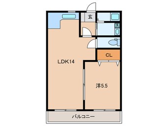 間取図 サンシャイン垂水(503)