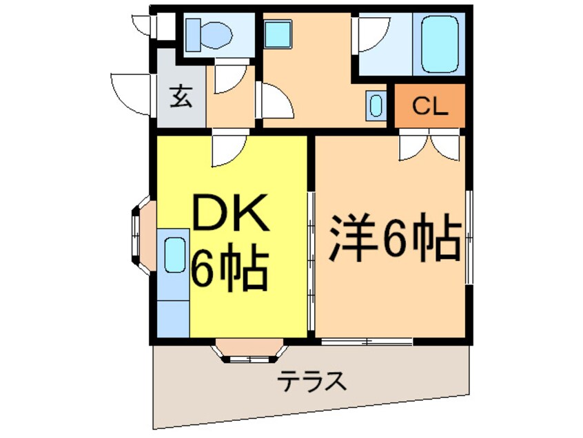 間取図 グレ－ス一番館