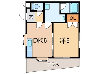 間取図 グレ－ス一番館