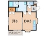 グレ－ス一番館 1DKの間取り