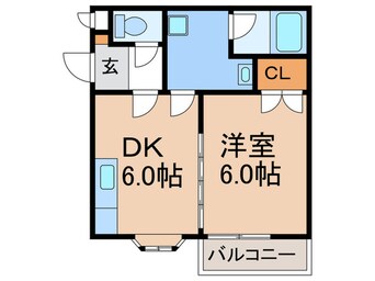 間取図 グレ－ス一番館