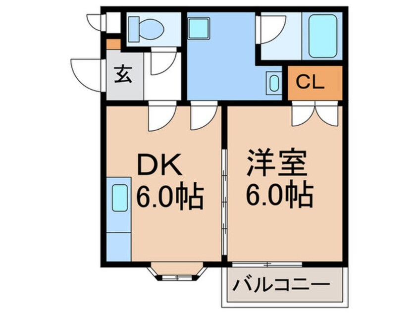 間取図 グレ－ス一番館