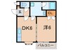 グレ－ス一番館 1DKの間取り