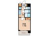 S-RESIDENCE天満Gracis 1Kの間取り