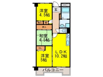 間取図 サニ－コットン住之江
