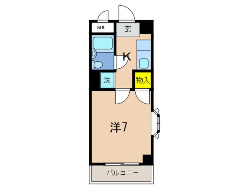 間取図 パ－クマンション青木