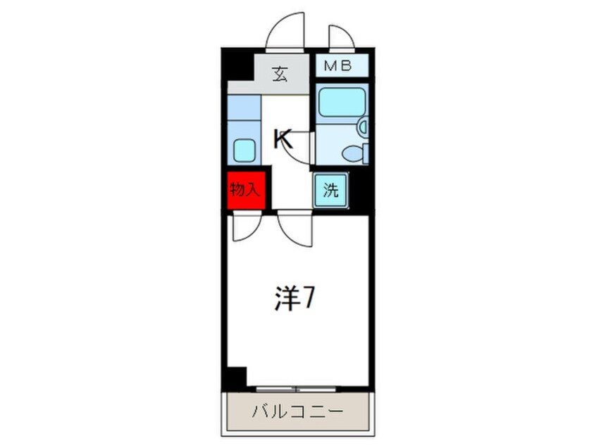 間取図 パ－クマンション青木