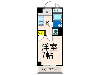 間取図 パ－クマンション青木