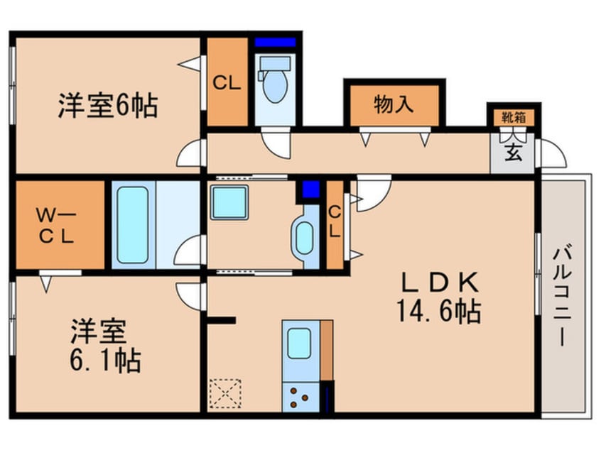 間取図 フェリーチェファミリアＡ棟