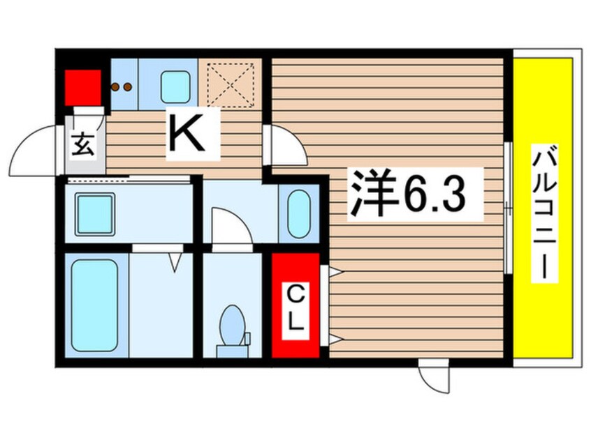 間取図 ブリッサ立花