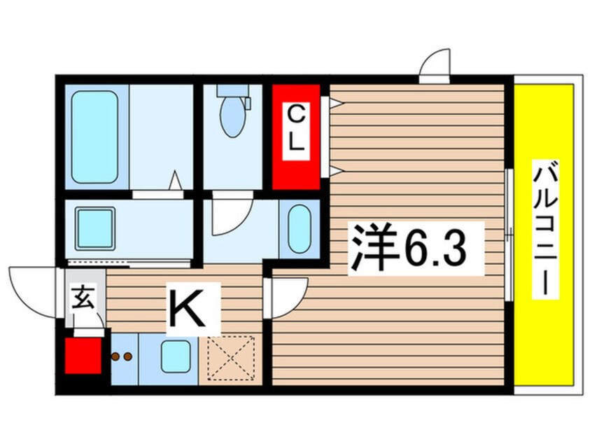 間取図 ブリッサ立花