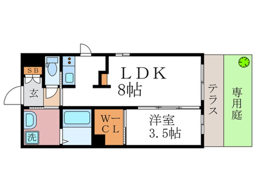 間取図 月かげ荘