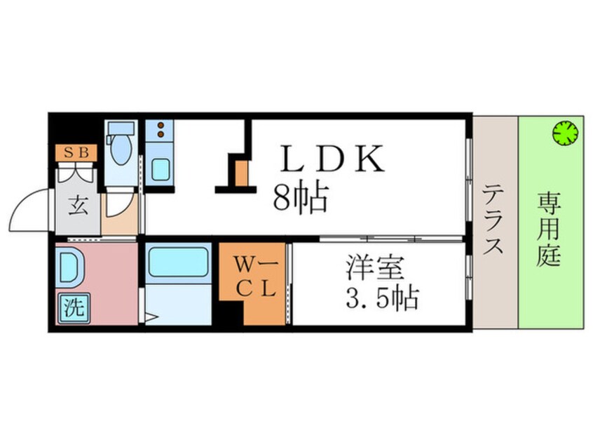 間取図 月かげ荘