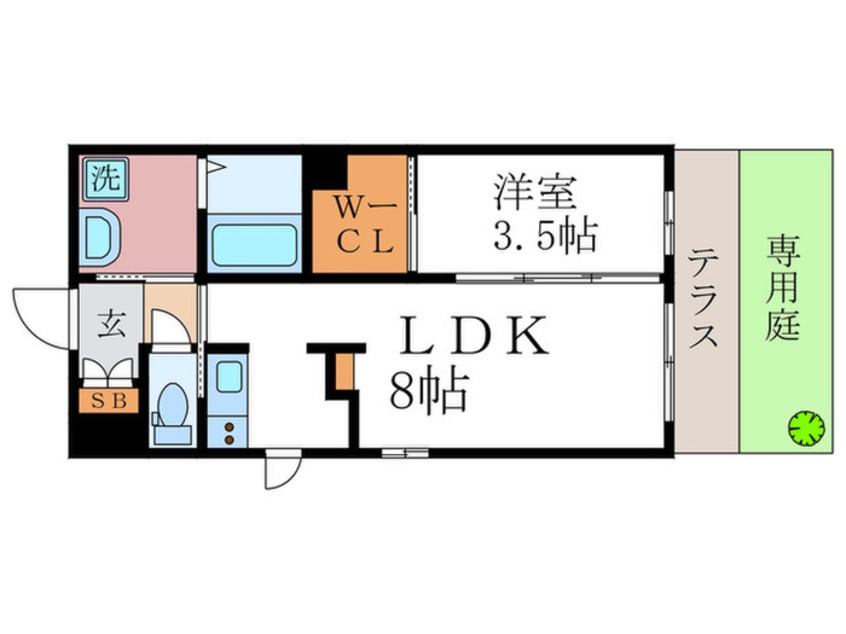 間取図 月かげ荘