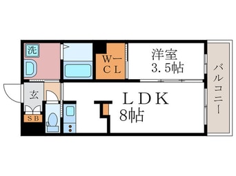 間取図 月かげ荘