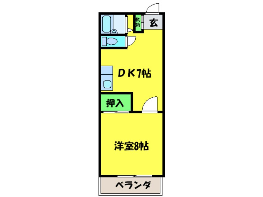 間取図 パ－クサイド浜寺