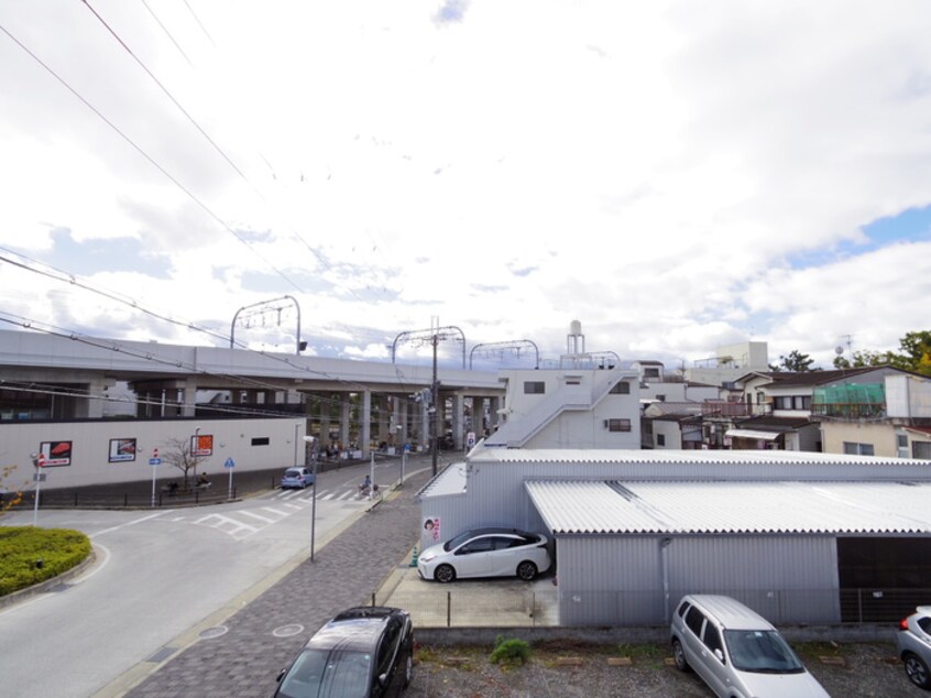 室内からの展望 シャルマン淀