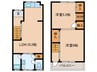 三宅西二丁目貸家 2LDKの間取り