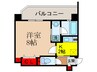 Dolce Vita Ikeda 1Kの間取り