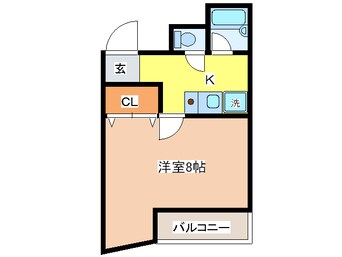 間取図 エミ－ル千里山