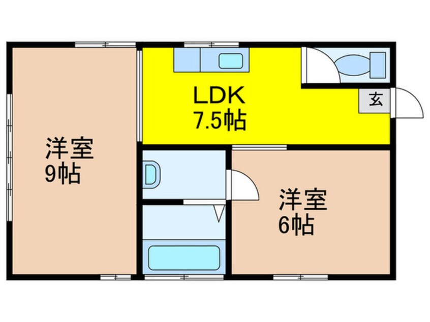 間取図 住販ビル