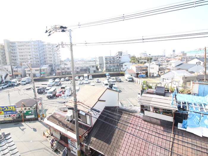 室内からの展望 住販ビル