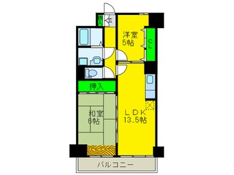 間取図 ファ－ロ新北島