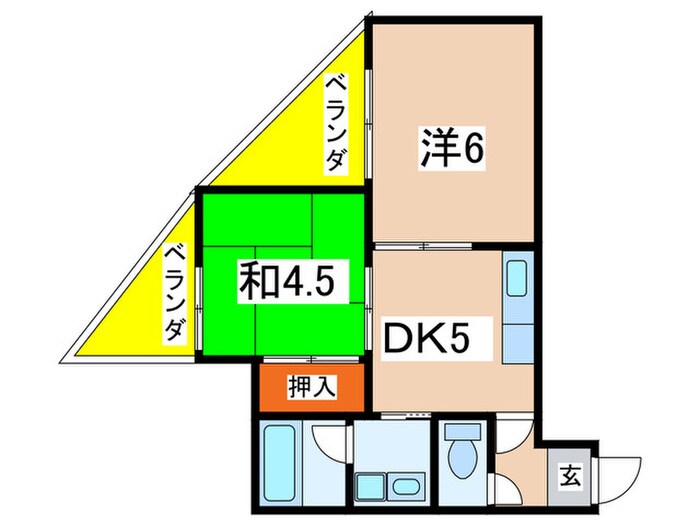 間取り図 ランバ－西園