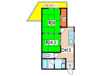 間取図 ランバ－西園