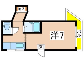 間取図 ランバ－西園