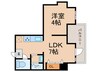 古川マンション 1LDKの間取り