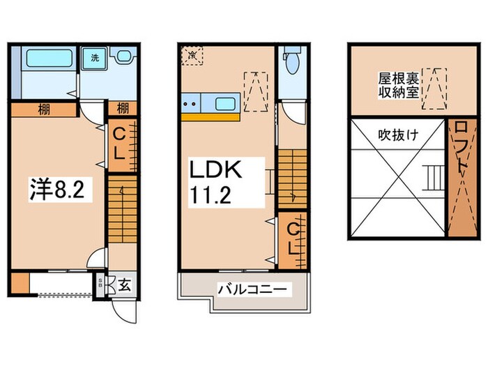 間取り図 Ｌａ　Sｔｏｒｉａ