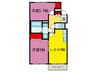 グリーンヒル 2LDKの間取り