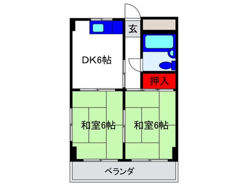 間取図 ハイツ平本