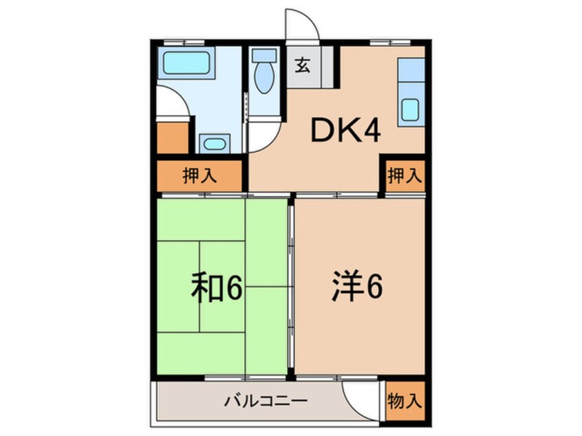 間取図 王居殿公社ビル(342)