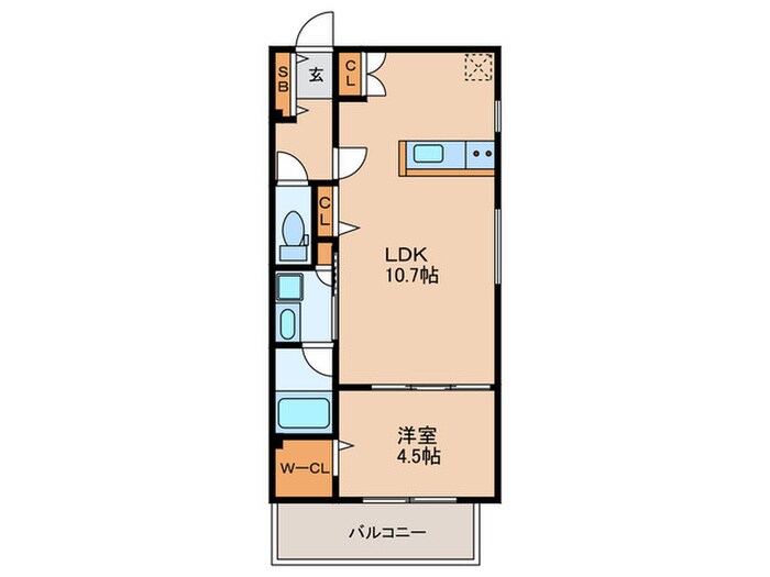 間取り図 Kanon神崎川