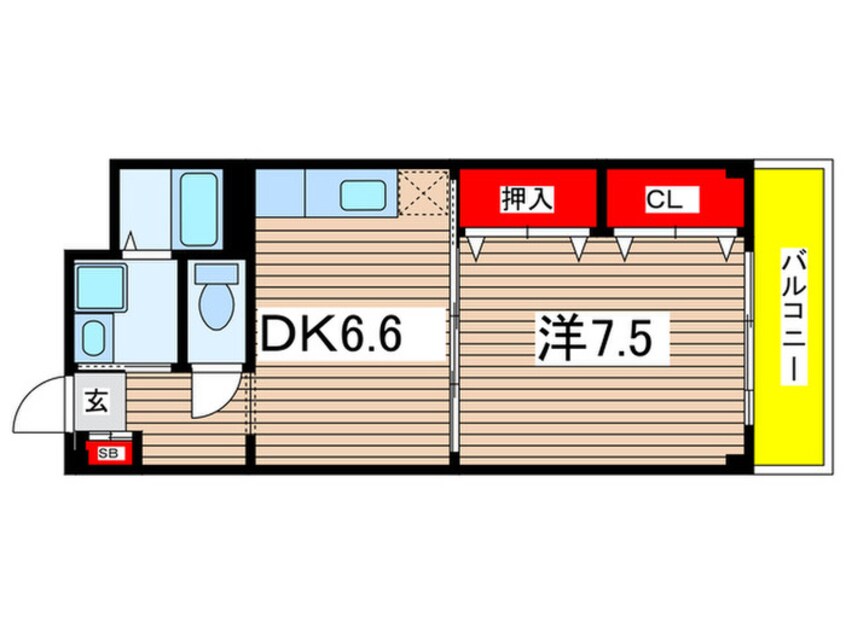 間取図 フォンテ武庫之荘