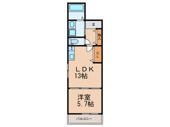 間取図 ラベンダーハイツ