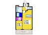 ﾌﾟﾚｻﾝｽ東小橋ｴﾚﾃﾞｨｰﾀ(1102) 1LDKの間取り