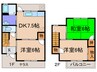 第Ⅱフジハイツ 3DKの間取り