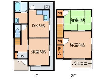 間取図 第Ⅱフジハイツ