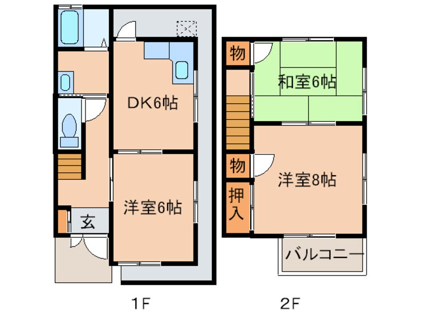 間取図 第Ⅱフジハイツ