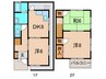 第Ⅱフジハイツ 3DKの間取り