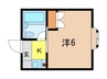 シティライフ柏原 1Kの間取り