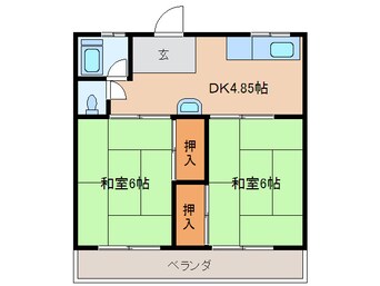 間取図 ハイツ陽光